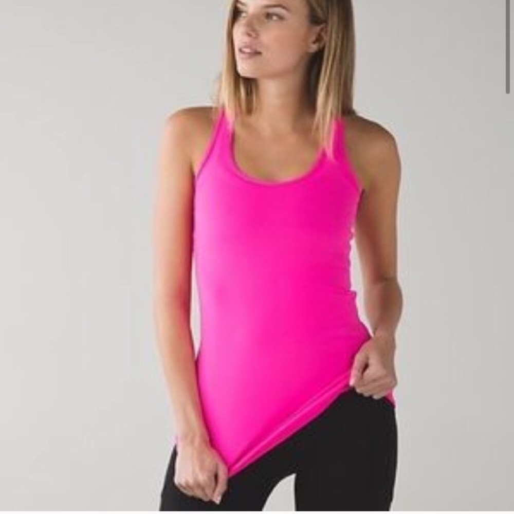 Lululemon rare hot pink cool racerback ll tank